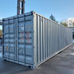 40 Fuss Seecontainer in grau