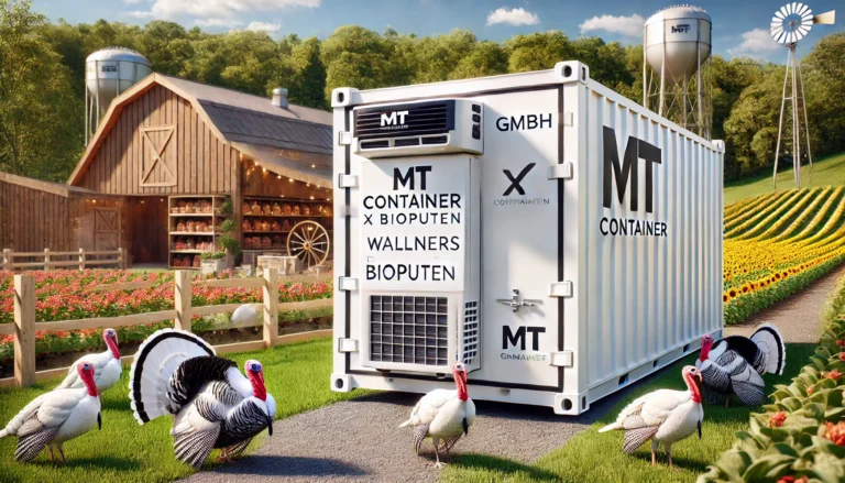 Ein MT Container Kühlcontainer für die landwirtschaftliche Nutzung