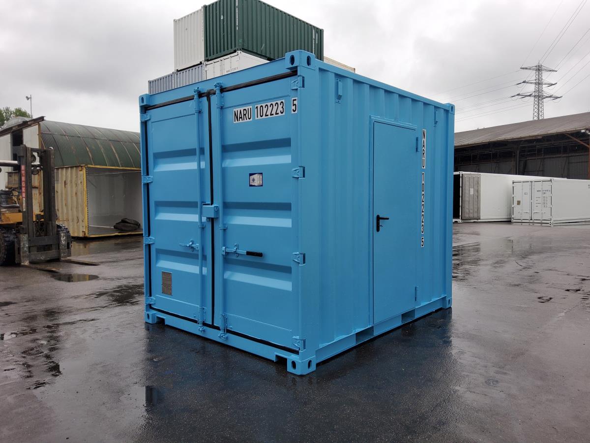 Werkstattcontainer blau